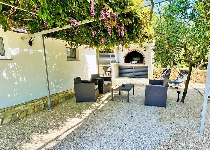 - - Jardin Privatif Et Piscine Dağ evi Pakoštane